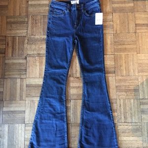 NWT Free people high waisted flares